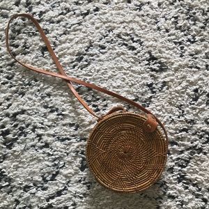 Amerii Grass and Leather Bag